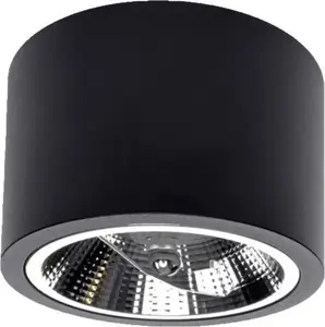 Потолочный светильник Light Prestige LP-1101/1SM BK черный LED-ready накладной корпус