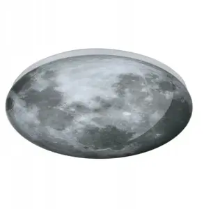 Griestu lampa Light Prestige LP-1106/1C Luna 1x24W LED 4000K pelēka/baltā apaļa