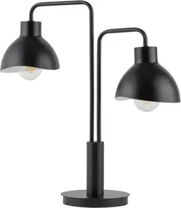 Table lamp SIGMA Holi 50330 — black metal desk lamp for office and study