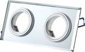 Recessed round floor/wall drain MILAGRO EKOS919, silver finish