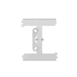 Surface-mounted extension box Kontakt-Simon TSH/143 for LINE/DUO frames — expands single folding TSC box, matte aluminium finish