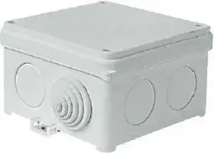 Enclosure box Simet model 35120206, empty flush-mounted IP55 93×93×53 mm, white
