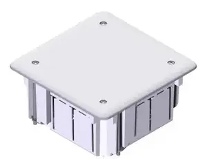 Flush-mounted installation box ELEKTROPLAST Install-Box 89×89×50 mm