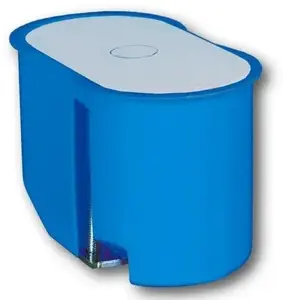 Electrical flush box Simet Puszka P2x32 for drywall 45 mm, 2x65 mm cable entries, blue (MPN 32023203)