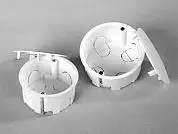 Flush-Mount Junction Box PAKPLAST POW-70 for Plasterboard Walls with Clips (PG70POW)