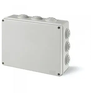 Монтажная коробка Scame Scabox 190×140×70 мм с 10 вводами кабеля (модель 685.007)
