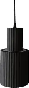 Pendant lamp Light Prestige Tokio black elongated suspension for dining table