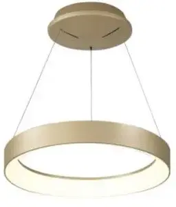 Pendant lamp MAXlight Mantra Niseko 8627, 1x30W LED, tunable 2700–5000K, 2250 lm, gold/white