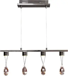 Подвесной светильник Candellux 34-25708 LED glamour хром — потолочный LED свет