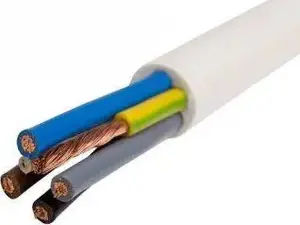 OWY workshop cable 5x2.5 mm² 300/500 V white model OWY5X2,5