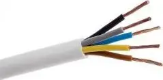 OWY OWY5X0,75 Electrical Cable, 5 Cores 0.75 mm², 300/500 V, White