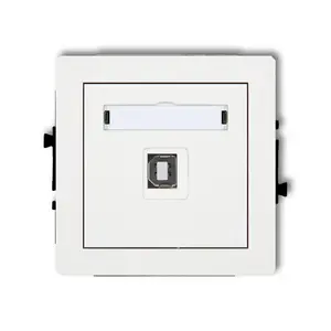 Sienas kontaktligzda ar USB Karlik DGUSB-3, USB lādēšanas porti, IP20 aizsardzība