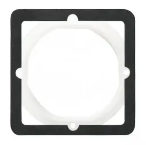 Wall plate / switch cover Ospel ZU-1G in White — 1-gang single-module