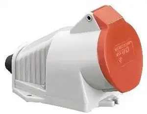 Industriālais kontaktdakšas savienotājs Polam Nakło 32A 3P+N+PE IP44 izolēts 220/380V (modelis 2642-126)
