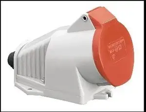 Rūpnieciskā kontaktligzda Polam Nakło 16A 3P+N+PE IP44 220/380V modelis 2622-126 (izolēta, fiksēta)