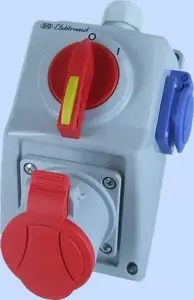 Монтажный комплект с разъединителем O-I 1x32A 1x16A 4P 400V IP54, Elektromet 974011