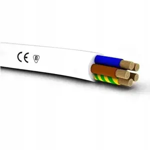 Electrical cable Pozostali OWY H05VV-F 5x1.5 mm² 300/500V white reel 100 m