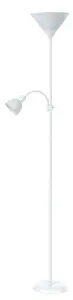 Grīdas lampa Rabalux 4061, E27 halogēnām, 1×125 W, balta, 230 V, IP20, augstums 1780 mm