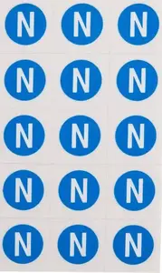 Self-adhesive labels Ergom ZS D12 / N 16 x 11.5 mm – pack (E04ZP-02030401200)