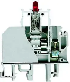 Connector fuse Simet ZUB1-2.5D with LED indicator, fuse terminal connector for 2.5 mm² conductors (model 13202992)