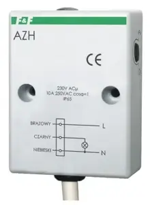 Tumsa-gaišuma sensors FF AZH 24V, regulējams 2–1000 lx, IP65, 24 V