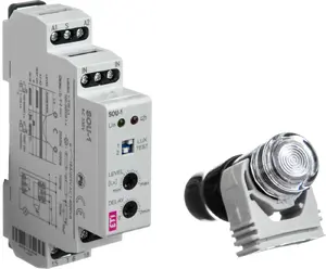 DIN mount twilight switch Eti-Polam SOU-1 230V 16A 1–50000 lx for automatic lighting control
