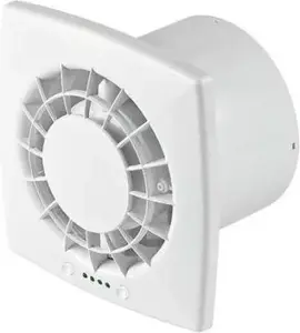 Вытяжной вентилятор AWENTA Vega New Ø100, модель WGB100CTR, мощность 5–14 Вт, IPX4, белый