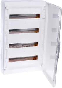 Surface-mounted distribution box Legrand 401649 with white hinged door
