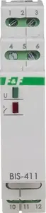 Bistable relay No name BIS-411M-LED-24V 16A 1NO 9–30V AC/DC DIN-rail with LED and position memory