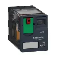 Relpol RXM4AB2P7 electrical relay, 4-pole general-purpose relay, black, 37 g, certified