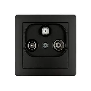 Розетка Karlik 12DGS, настенная одноместная, степень защиты IP20