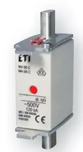 Вставка предохранителя Eti-Polam WT-00C/gG Kombi NH00C 125A gG 500V