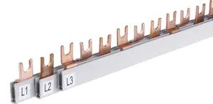 Шина Legrand 607048 (3P) — 80A, для 16 мм², вилочная, 54 модуля