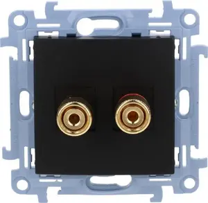 Speaker output module Kontakt-Simon CGL2.01/49 single, for 1 speaker column, conductor cross-section up to 6 mm², matte black