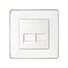 Рамка Kontakt-Simon 82006-30, белая 55×55 мм Photo 2
