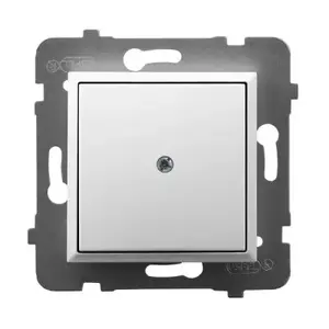 Wall-mounted electrical switch Ospel Z-1U/m/00, single-gang, mechanical rocker switch