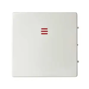 Накладка для выключателя Kontakt-Simon Simon 82011-30, белая, пластик, 55×55 мм, для серии Simon 82