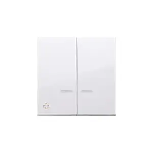 Electrical switch accessory Kontakt-Simon DKW5L/AB11, white plastic housing, IP20, 12.4 g