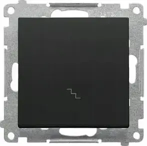 Kontakt-Simon stair switch module TW6.01/149 10 AX 250 V~ black matte