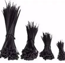 Kabeļu saites JAPRO 160 x 4,8 mm melnas, 100 gab. — modelis 818
