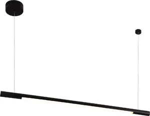 Pendant lamp MAXlight ORGANIC P0354 – metal bar fixture, LED 16W 3000K, black