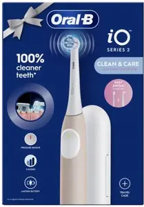 Electric toothbrush Oral-B iO 2 Calm Pink with travel case — Oral-B iO 2 Calm Pink + Etui