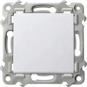 Ospel single-pole wall switch Szafir ŁP-1Z/m/00 white