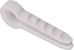 Mounting Clips Opatówek 14.1 White Pack of 100 – mounting hardware, cable/pipe support