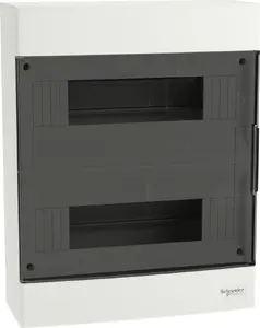 Накладной распределительный щит SCHNEIDERE EZ9EUC212 2x12 модулей IP40 IK07 белый с прозрачной дверцей