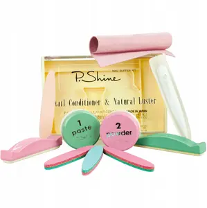Aptel P.Shine Japanese Manicure Set — 9 pieces, Polish care kit