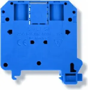 Connector (2-conductor) Simet ZSG1-16.0Nn — for 16 mm² conductors, blue