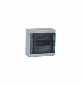 Surface-mounted distribution box Kanlux KDB-IP65-S08T 1x8 IP65 transparent door IK10 grey