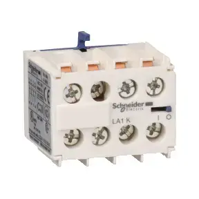Auxiliary contact Schneider Electric LA1KN22 — add-on contact for contactors, 2 NC+2 NO