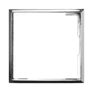 Dimmer & switch Ospel RO-2U/67, silver plastic housing, 52×52×10 mm
